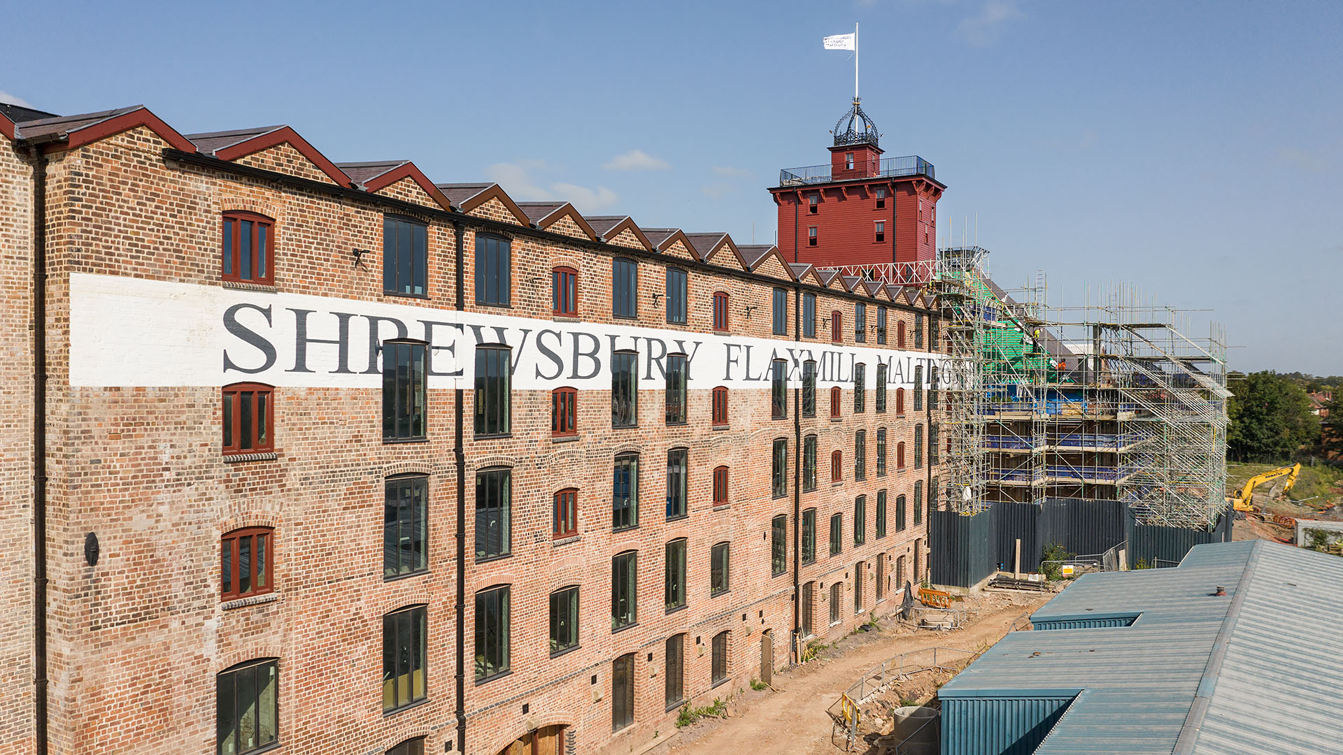 Restored Shrewsbury Flaxmill Maltings Tower Revealed Historic England