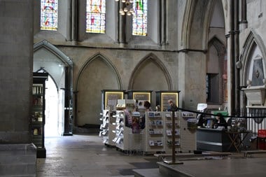 Image of the shop at Rochester Cathedral.