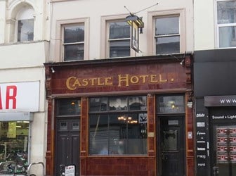 View of the Castle Hotel pub in Manchester