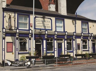View of the Crown Inn in Stockport
