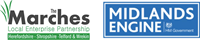 The Marches and Midlands Engine logos