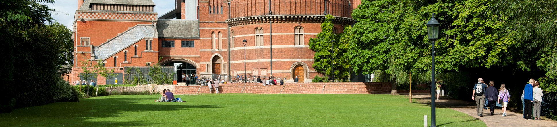 View to the Royal Shakespeare Theatre, Stratford-upon-Avon, from the south-west.
