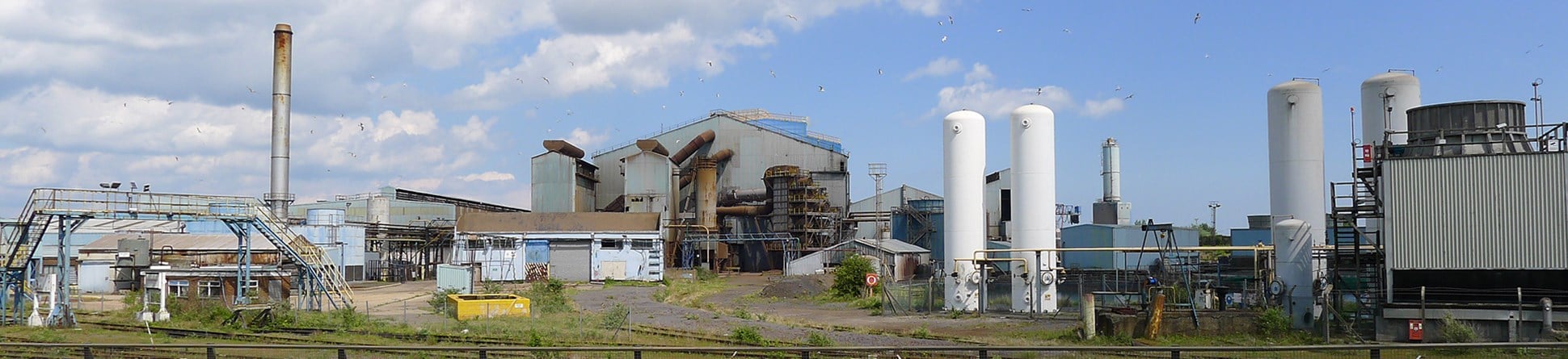Industrial structures at Thames Steel Works, Sherness Kent