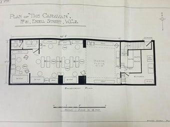 Police sketch plan of The Caravan Club