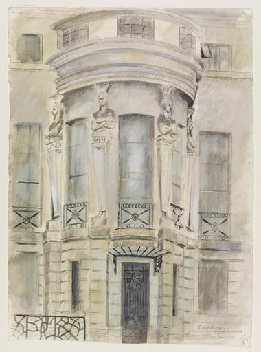 Watercolour of front of house