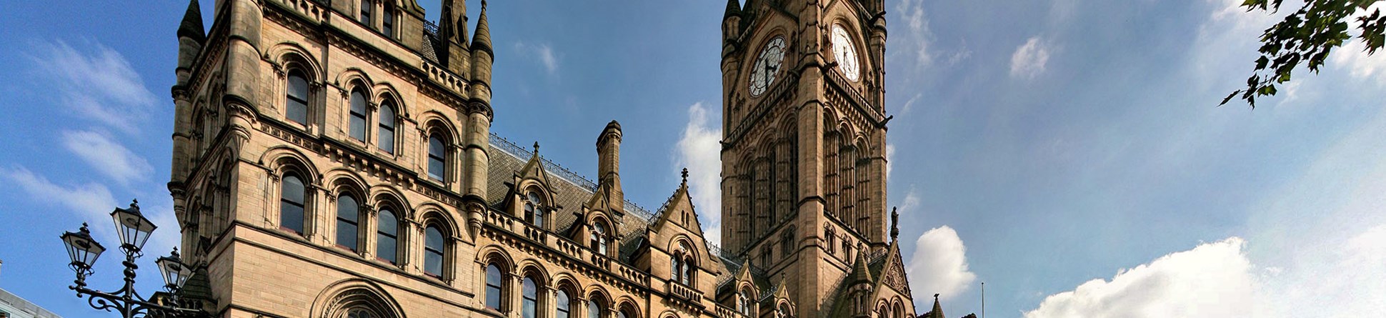 Image of the Grade I listed Manchester Town Hall