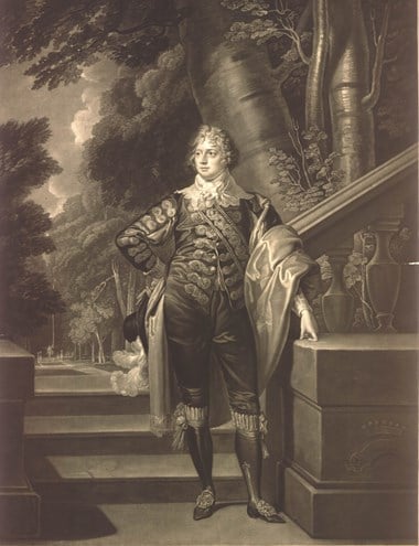 Portrait of William 'Kitty' Courtenay, III Viscount Courtenay, 1809
