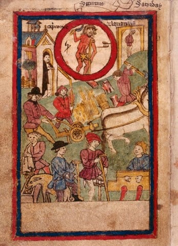 The Children of Saturn from a late 15th century astrological treatise