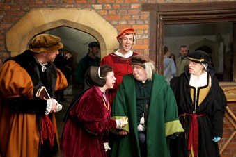 The Misfits Theatre Company perform 'All The King’s Fools' at Hampton Court, a theatre piece exploring the relationship between learning disability and the Tudor Court.