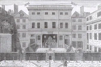 The Old Sessions' House in the Old Bailey in 1750. Much of what we know about disabled people's lives in the community during this period is gleaned from court records.