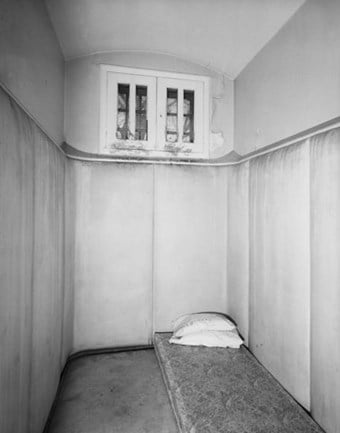 Interior of 'K block', a first floor padded cell from west, Hanwell Lunatic Asylum (St Bernard's Hospital, Uxbridge Road, Southall)