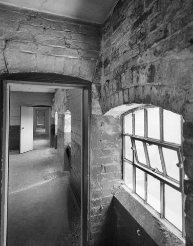Second floor passage, view from east, Southwell Workhouse, Nottinghamshire.