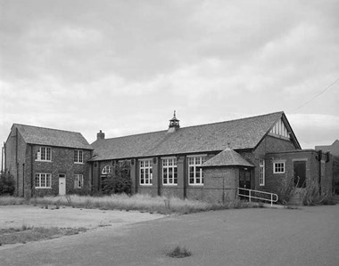 Recreational hall from north east., Mary Dendy Mary Dendy Hospital, Ancoats Rd, Great Warford, Cheshire. Mary Dendy was a well-known campaigner for the separate education and residential care for the 'feeble minded' and was a Commissioner on the Board of Control from 1913. 