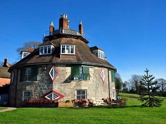 A La Ronde in Devon, built by cousins Jane and Mary Parminter in 1798. Listed at Grade I.
