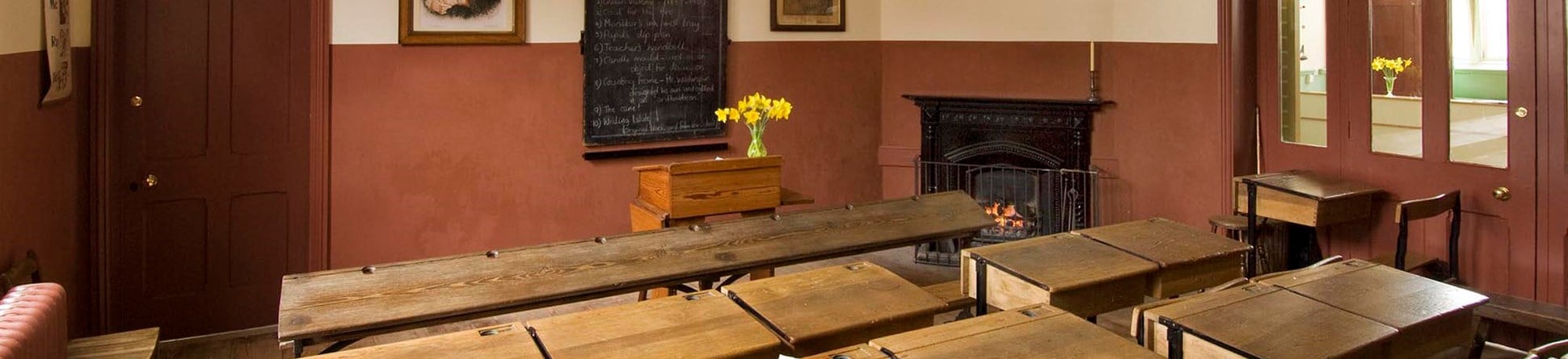 Restored Victorian schoolroom