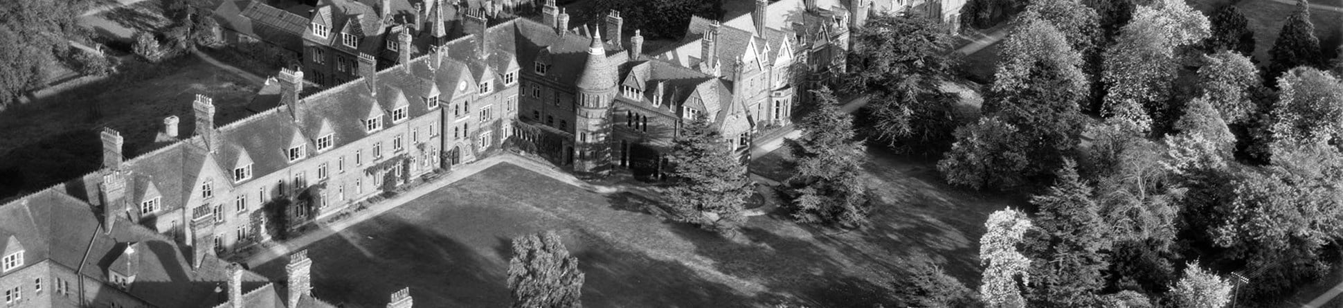 Aerial view of Girton College