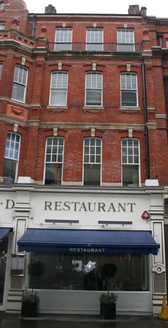 In 1890 the Dorothy Restaurant was available for sole women diners at number 81 Mortimer Street, London. © Cheryl Law (2010). Source Historic England.NMR. 