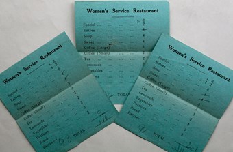 From 1929 the Women's Service restaurant at Millicent Fawcett Hall offered its members a range of simple refreshments. © Cheryl Law (2010). Source Historic England.NMR. 