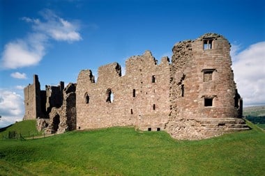 Brough Castle, gatehouse, hall and tower