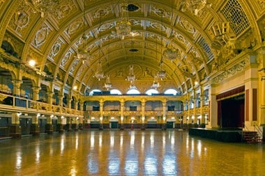 The Empress Ballroom, which was built on the site of the original roller-skating rink