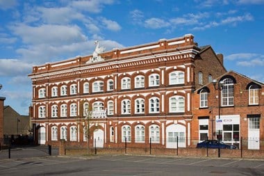 The former Anderson’s feather works, Trinity Street