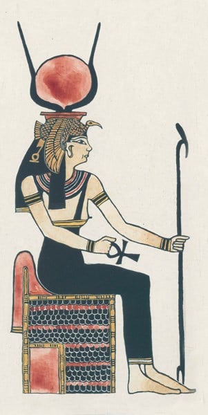 The Goddess Hathor, in human form