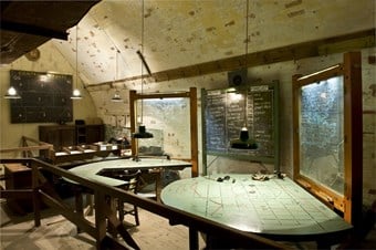 Anti-Aircraft Operations Room, Wartime Tunnels, Dover Castle