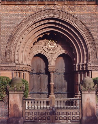 Front entrance of Prince Road Synagogue, Toxteth, Liverpool