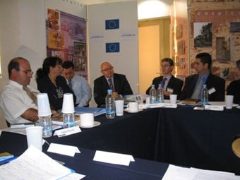 The SHARP Partnership meeting council leaders and developers, Malta © English Heritage