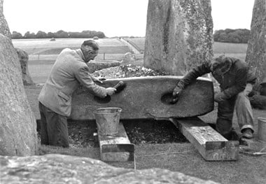 1954, cleaning Stone 36