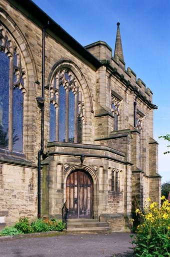 Blackburn, St Silas, 1894-8, south aisle and chapel