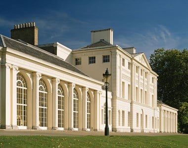 The south front of Kenwood House, Hampstead.