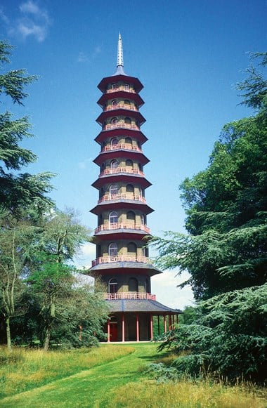 William Chambers' pagoda at Kew