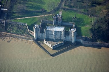 Upnor Castle built between 1159 and 1567