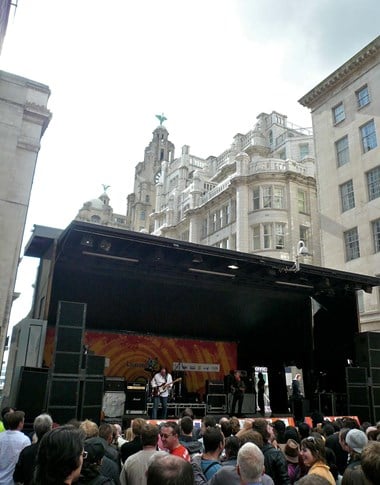 Matthew Street Festival stage 2008