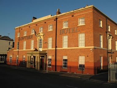 Front facade of Lowther Hotel in Goole