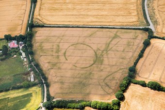 Aerial view of Iron Age Round
