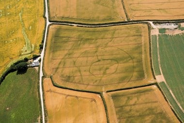 Aerial view of Prehistoric Settlement
