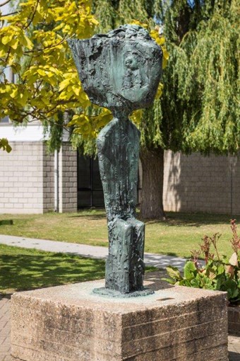 Father Courage by F E McWilliam, University of Kent in Canterbury, 1960. Listed Grade II © Historic England