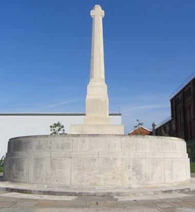 British Thomson-Houston War Memorial Upgraded to Grade II* (from II), Technology Drive (moved from Mill Road), Rugby