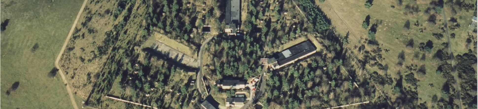 Aerial photo of RAF Barnham Special Storage Site