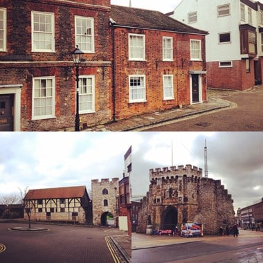 Collage of images of Southampton Old Town