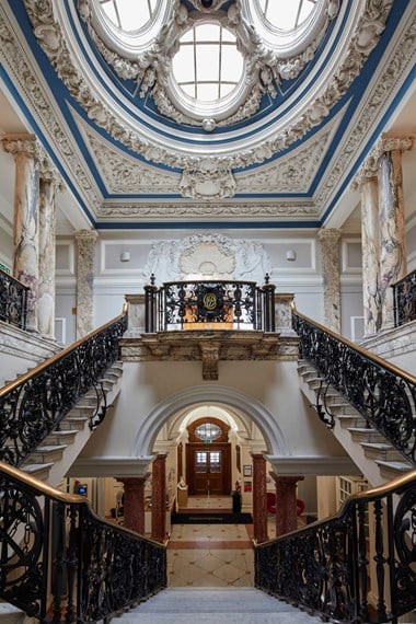 Staircase inside Deptford Town Hall