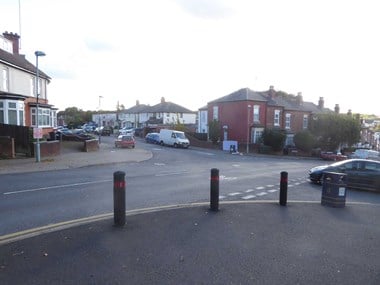 The junction of St Michael’s Road, St Michael’s Hill and South Road