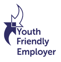 Youth Friendly Employer Youth Friendly Employer badge.